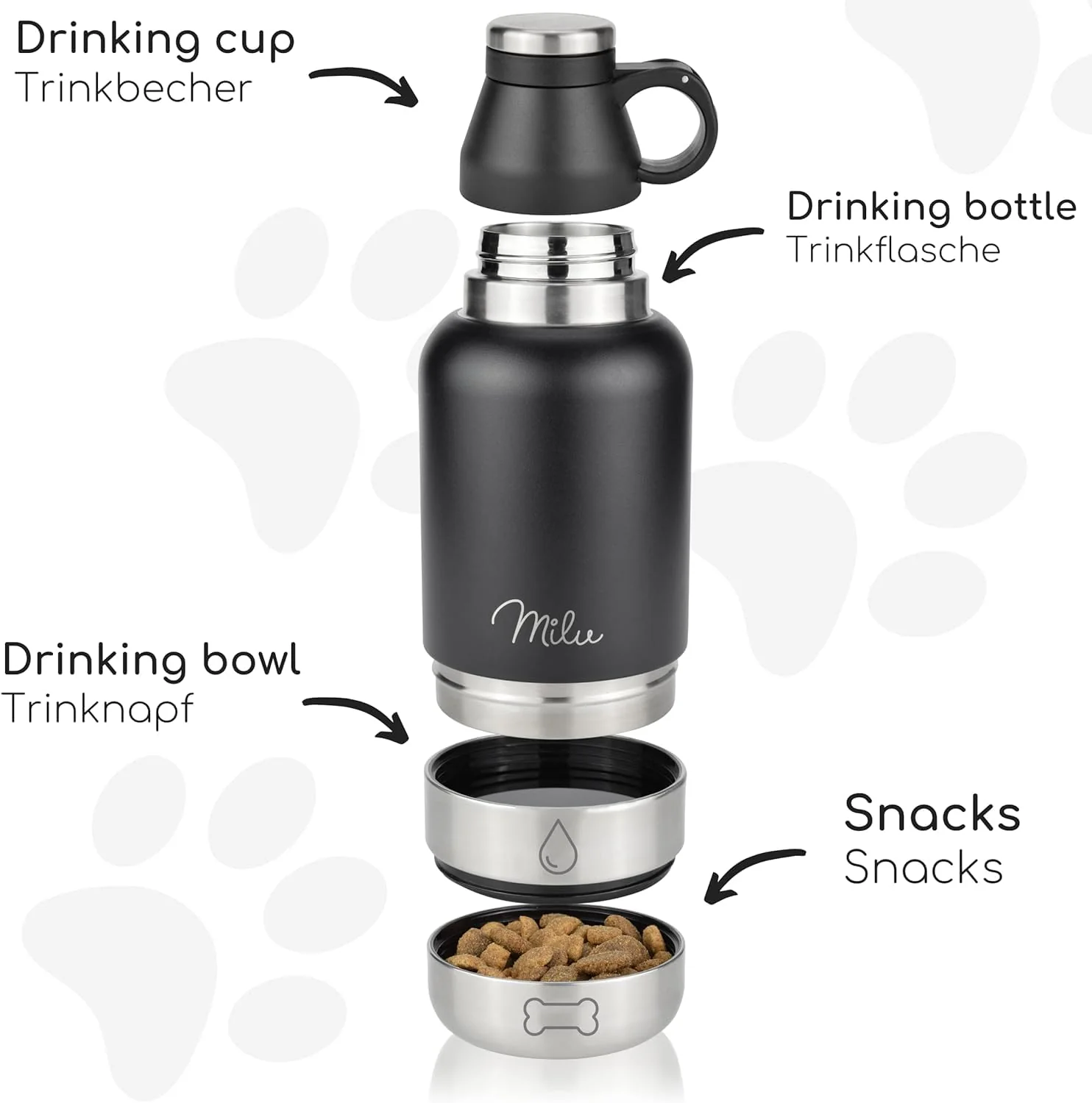 Hundetrinkflasche 950ml personalisiert - Image 4