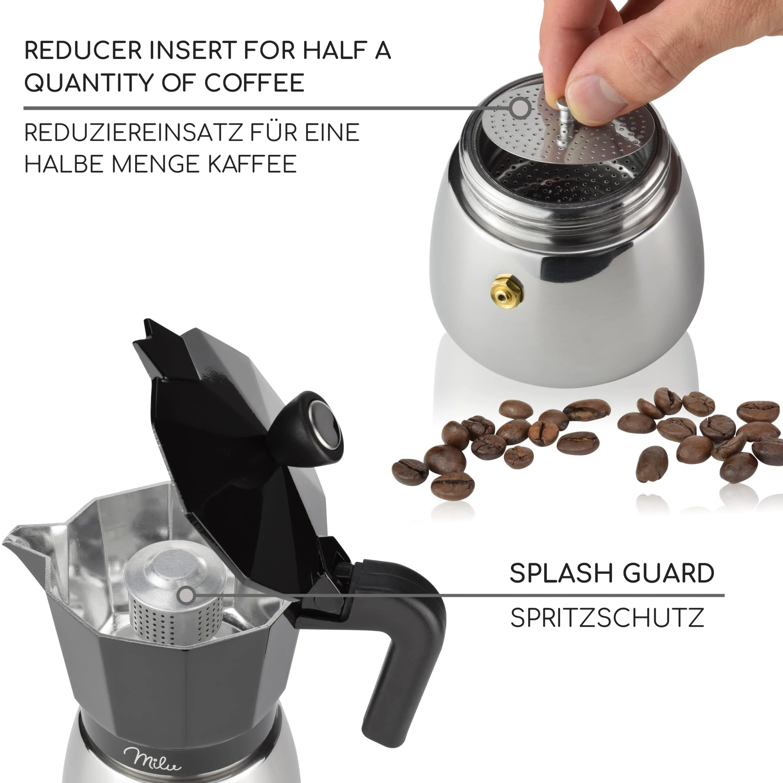 Espressokocher Induktion geeignet 3 - 9 Tassen - Image 5