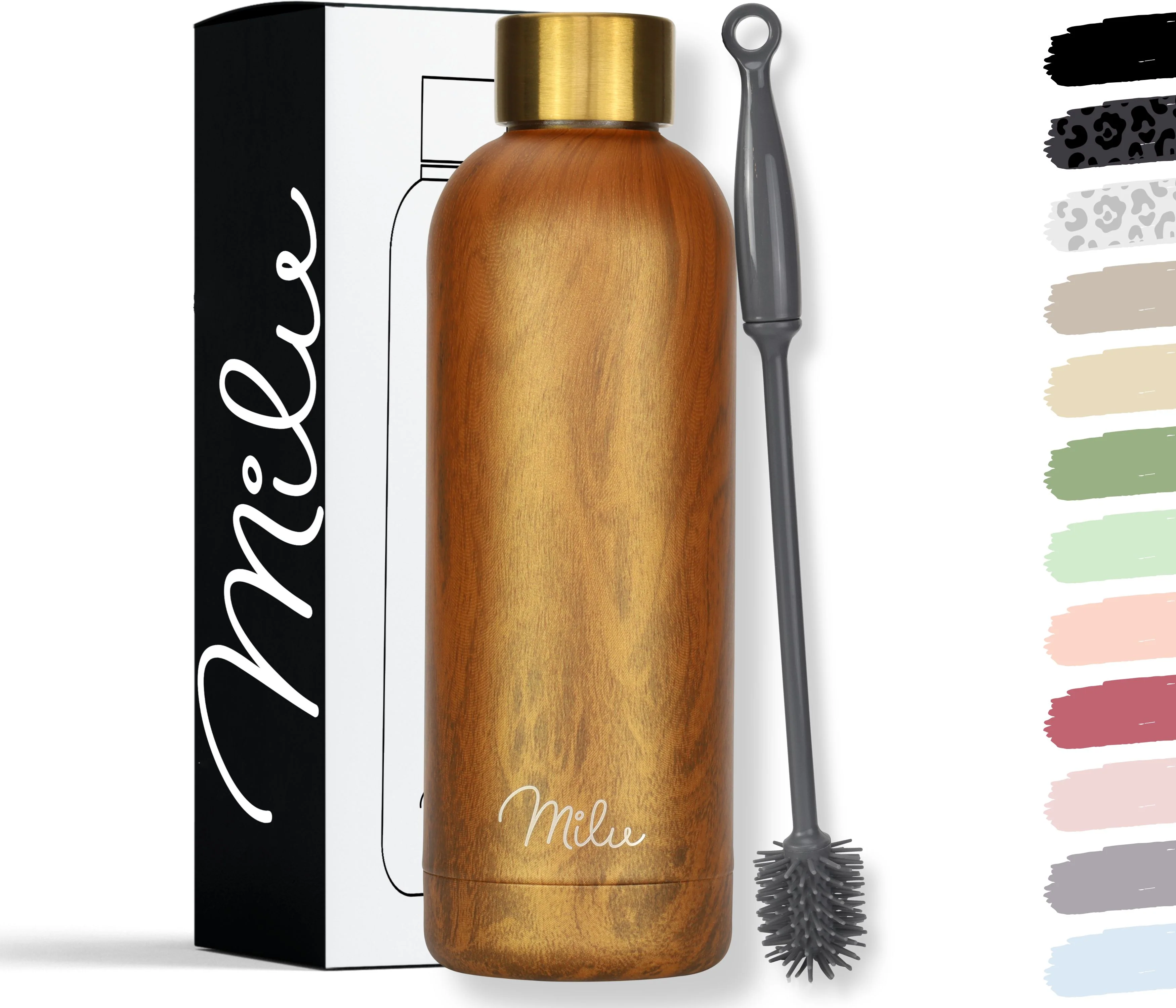 Milu isolierte, auslaufsichere Thermosflasche, Edelstahl (500 ml, 750 ml, 1000 ml) - Image 19
