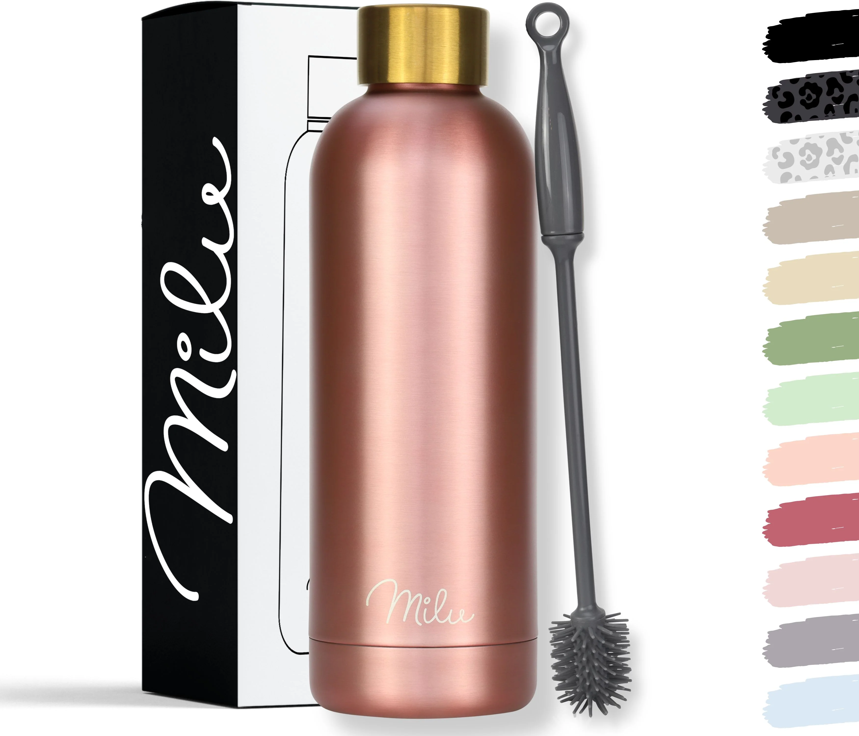 Milu isolierte, auslaufsichere Thermosflasche, Edelstahl (500 ml, 750 ml, 1000 ml) - Image 23