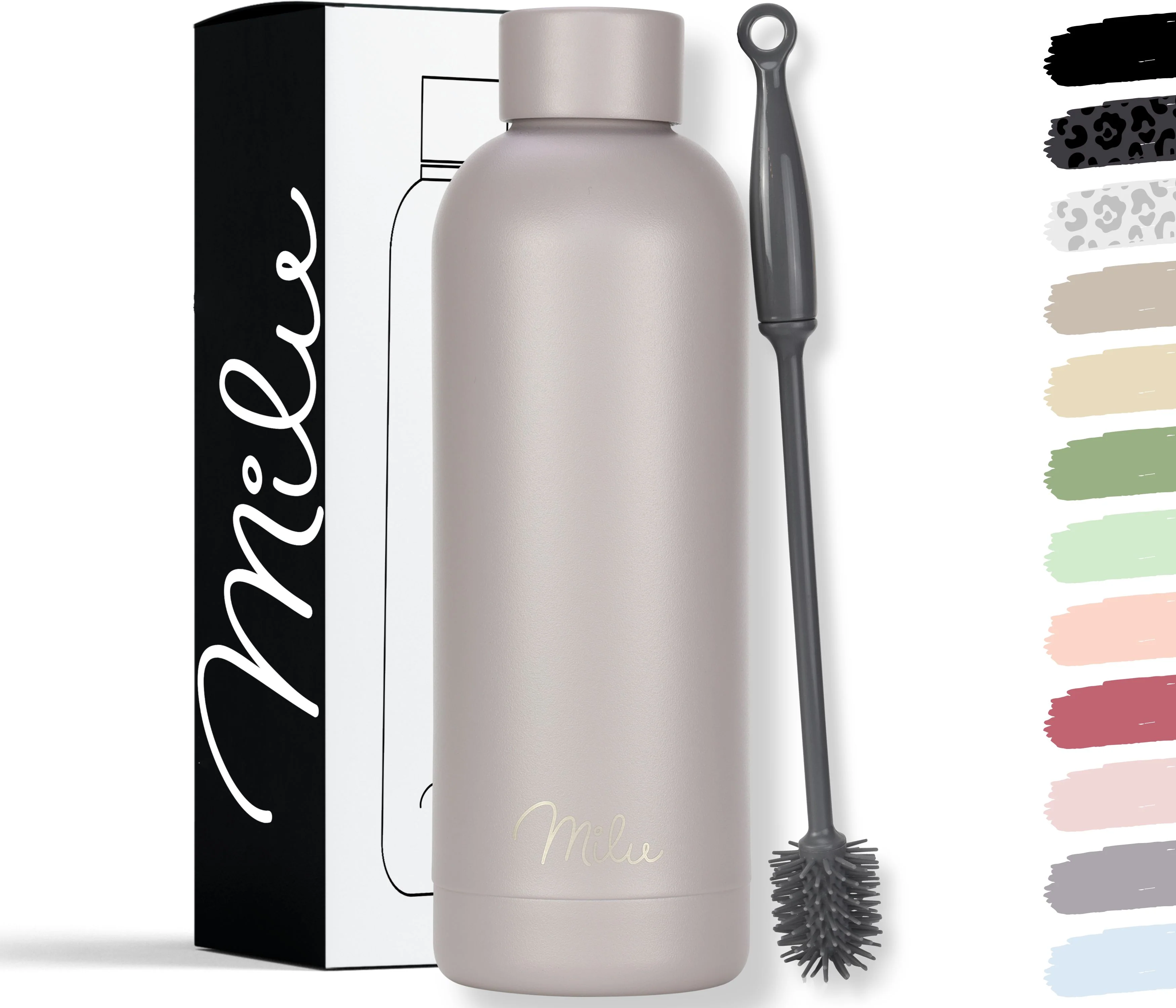 Milu isolierte, auslaufsichere Thermosflasche, Edelstahl (500 ml, 750 ml, 1000 ml) - Image 24