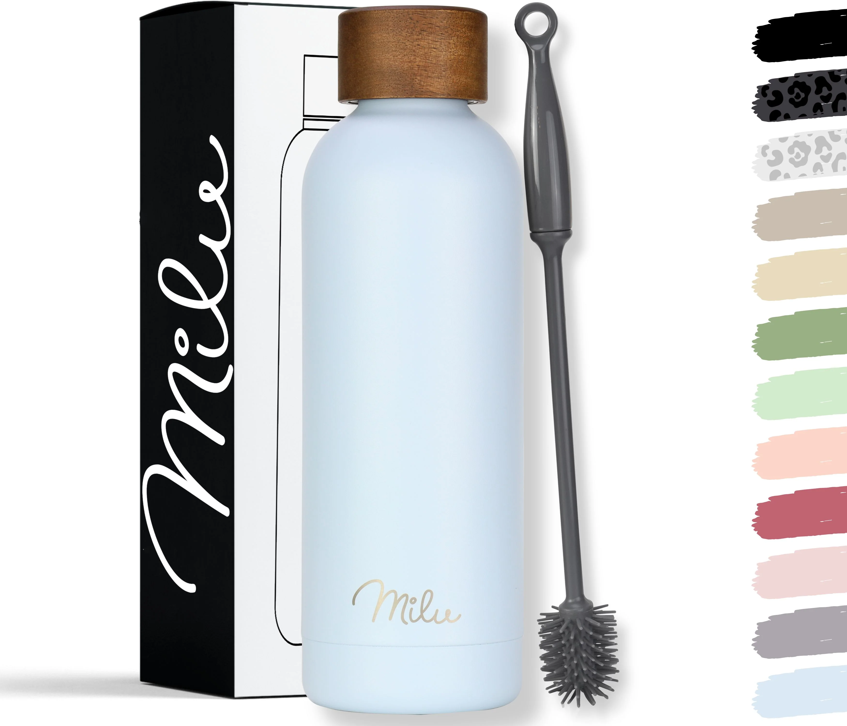 Milu isolierte, auslaufsichere Thermosflasche, Edelstahl (500 ml, 750 ml, 1000 ml) - Image 9