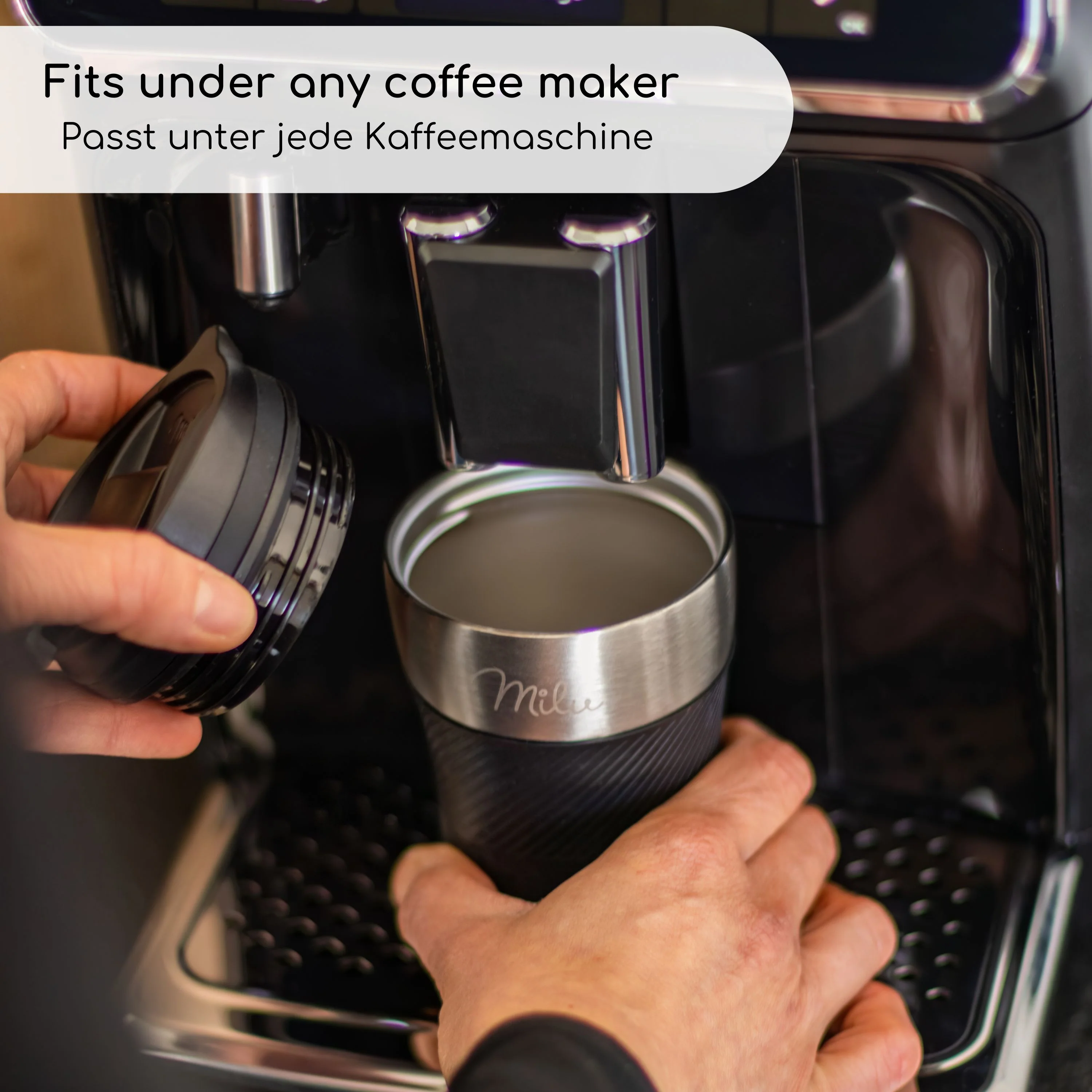 Outlet x Milu Thermobecher Kaffee to go - 210ml - 100% Auslaufsicher - Image 5