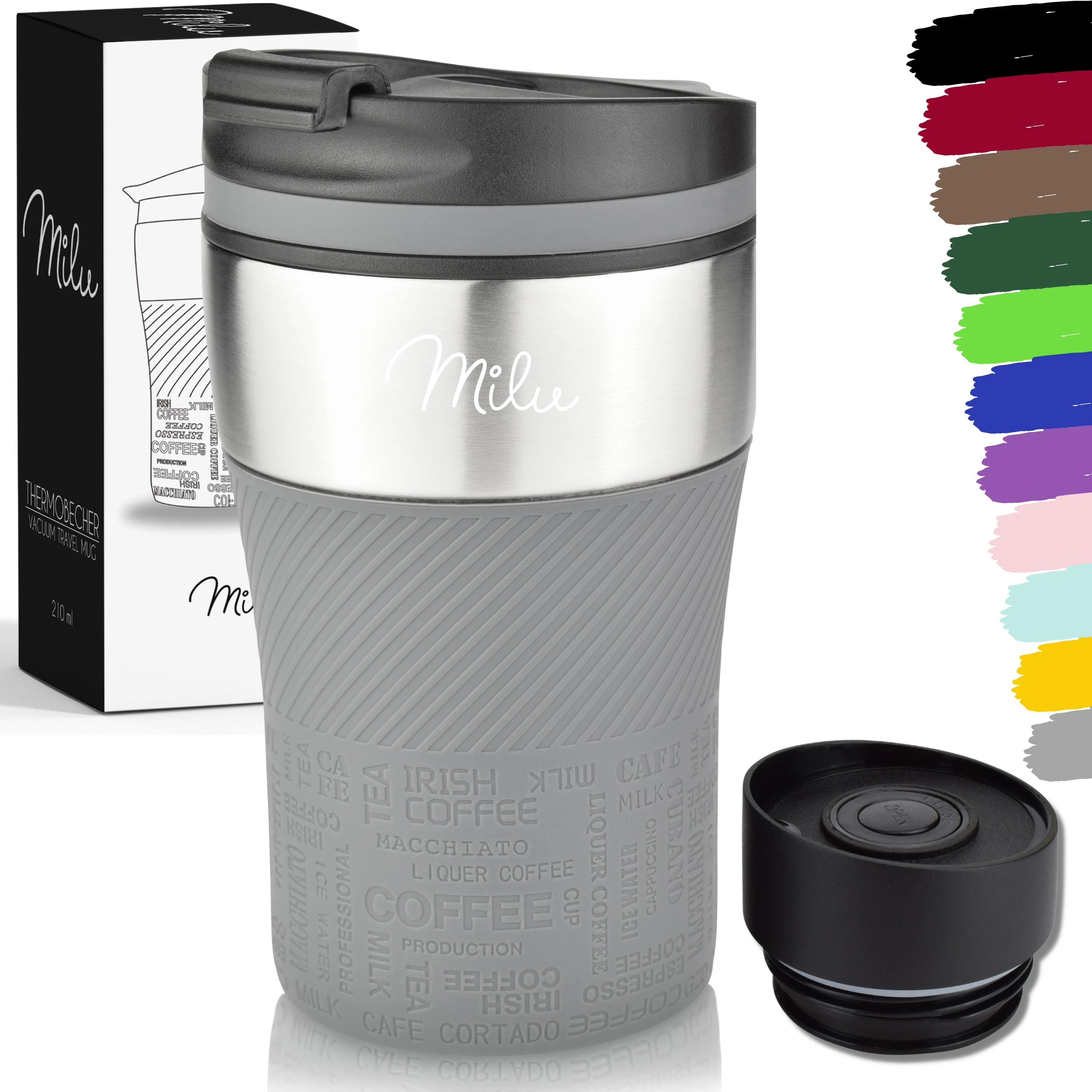 Outlet x Milu Thermobecher Kaffee to go - 210ml - 100% Auslaufsicher - Image 8
