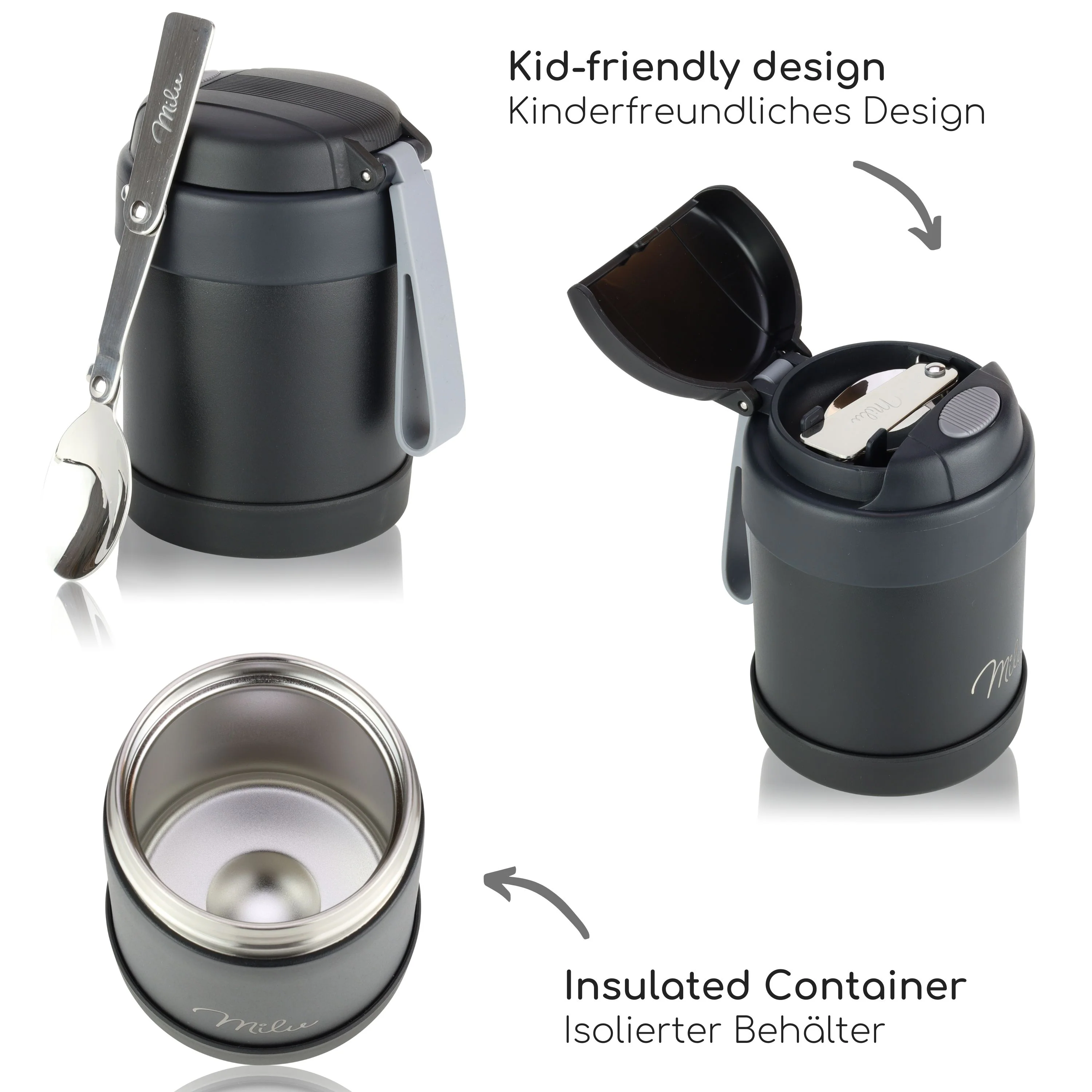 Outlet x Milu® Thermobehälter für Essen Kinder (300 ml) - Image 5