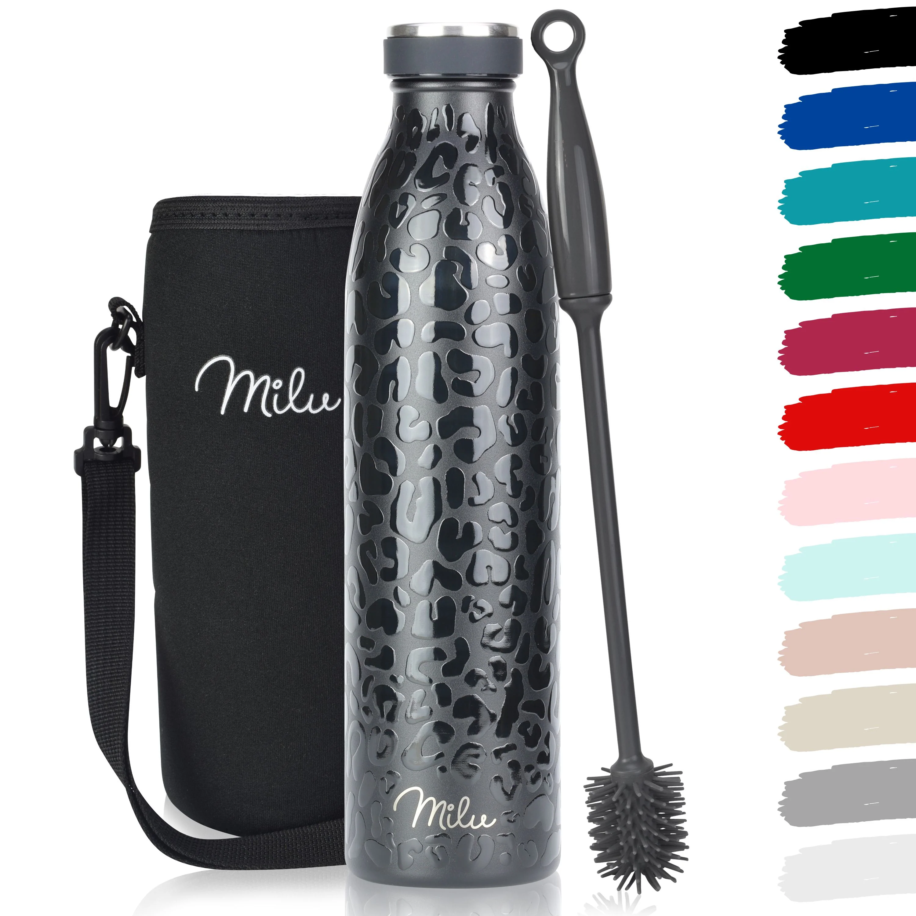 Milu Edelstahl Trinkflasche 350ml, 500ml, 750ml, 1L, 1500ml - Image 8