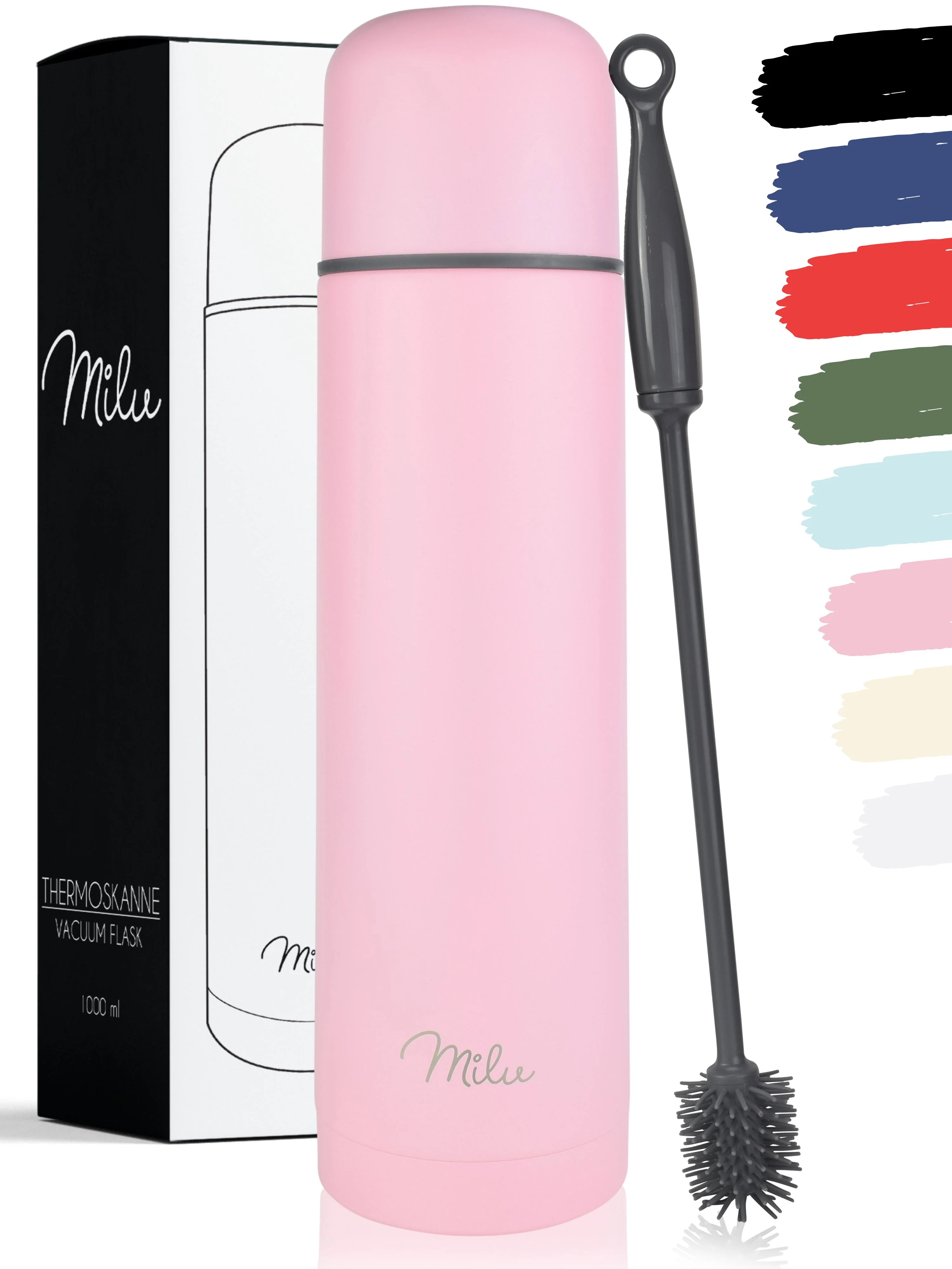 Outlet x Milu Thermosflasche Thermoskanne Isolierflasche 1L, 750ml, 500ml - Image 13
