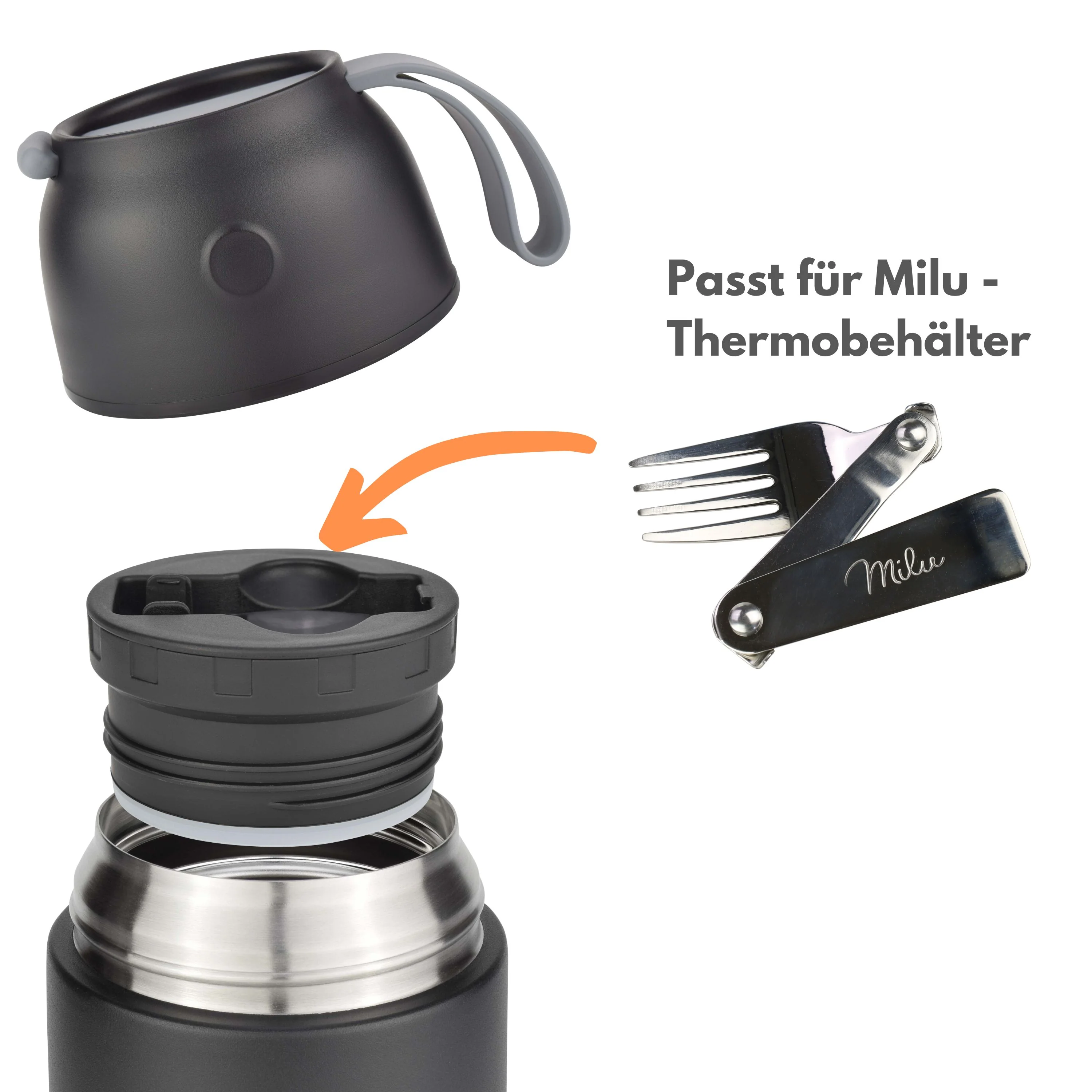Thermobehälter klappbares Besteck - Image 3