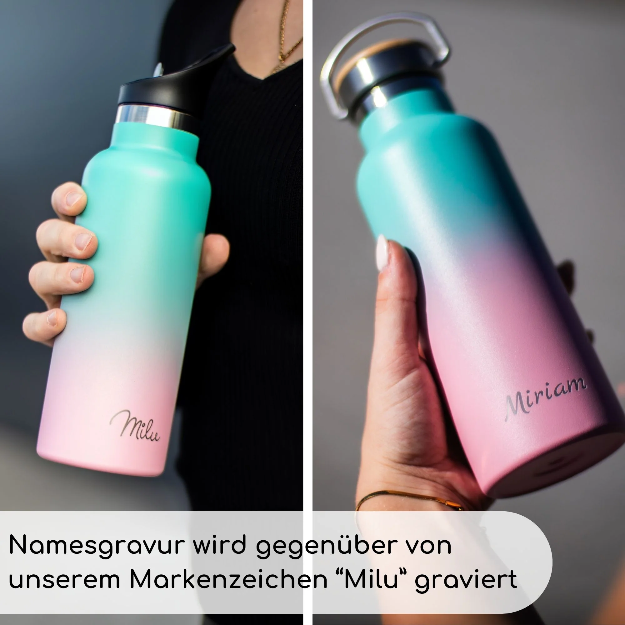 Trinkflasche T6 350ml, 500ml, 750ml, 1000ml personalisiert - Image 3